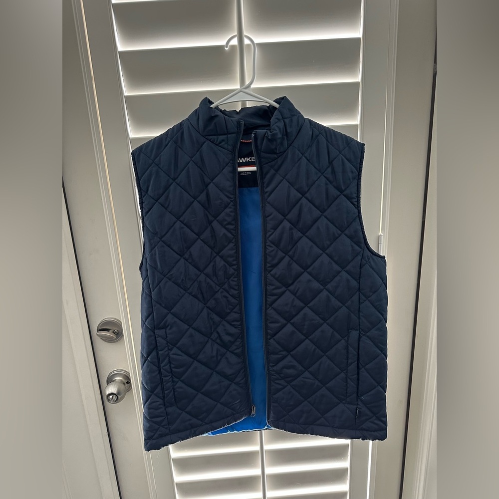Men’s Navy Quilted Vest
